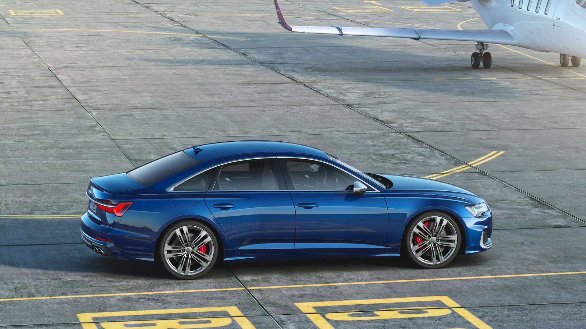 2019 Audi S6 Sedan TDI (Color: Navarra Blue) Side Wallpapers #16 of 25