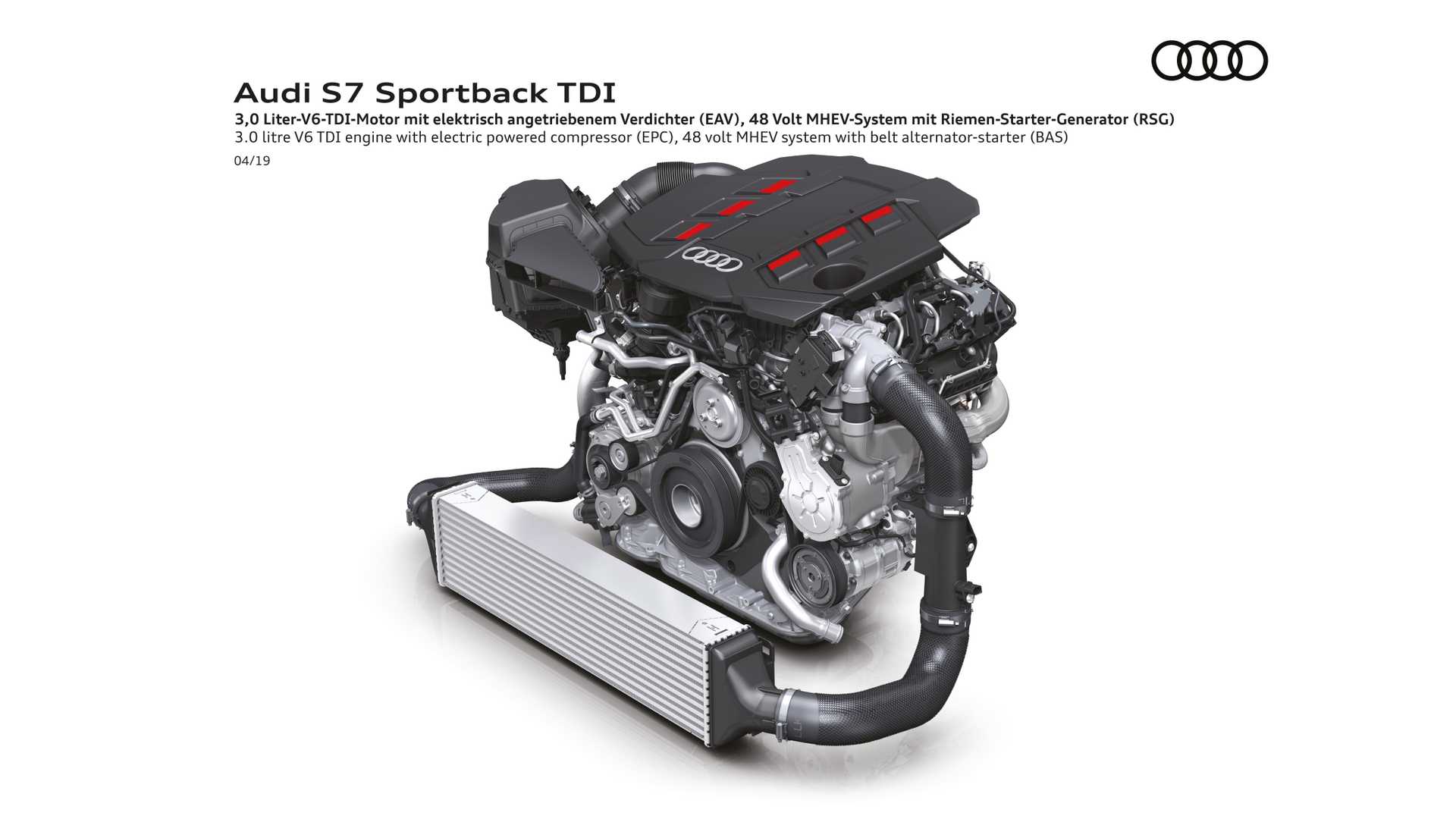 2019 Audi S7 Sportback TDI 3.0 litre V6 TDI engine with electric powered compressor (EPC) Wallpapers #21 of 23
