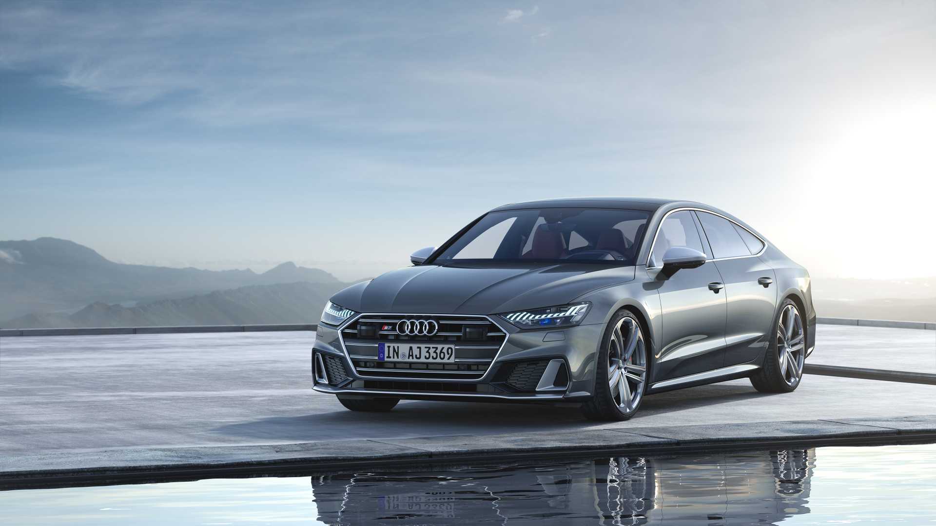 2019 Audi S7 Sportback TDI (Color: Daytona Grey) Front Three-Quarter Wallpapers #5 of 23