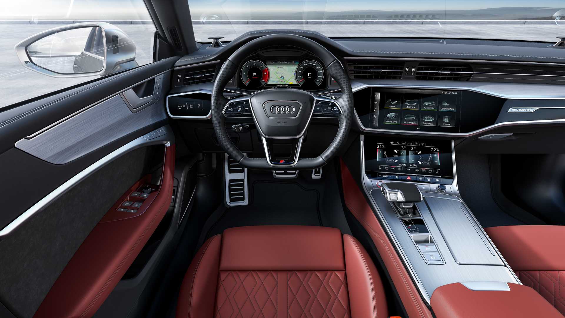 2019 Audi S7 Sportback TDI (Color: Daytona Grey) Interior Cockpit Wallpapers #16 of 23