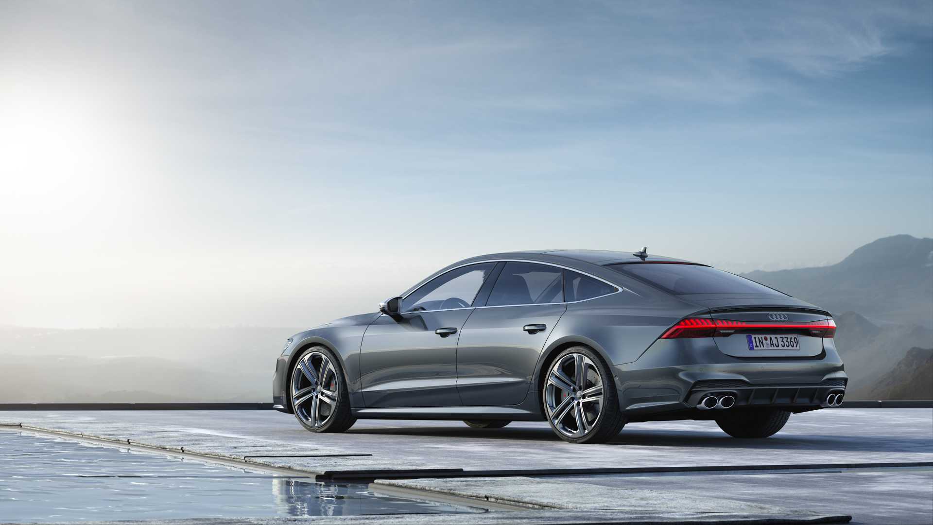 2019 Audi S7 Sportback TDI (Color: Daytona Grey) Rear Three-Quarter Wallpapers (8)