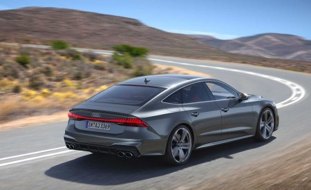 2019 Audi S7 Sportback TDI (Color: Daytona Grey) Rear Three-Quarter Wallpapers 450x275 (3)