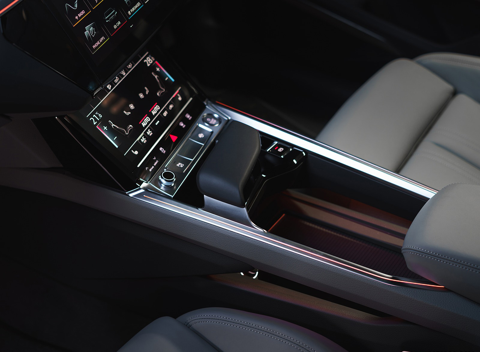2019 Audi e-tron 55 (UK-Spec) Interior Detail Wallpapers  #135 of 156
