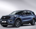 2019 Ford Explorer Plug-In Hybrid (Euro-Spec) Front Three-Quarter Wallpapers 150x120