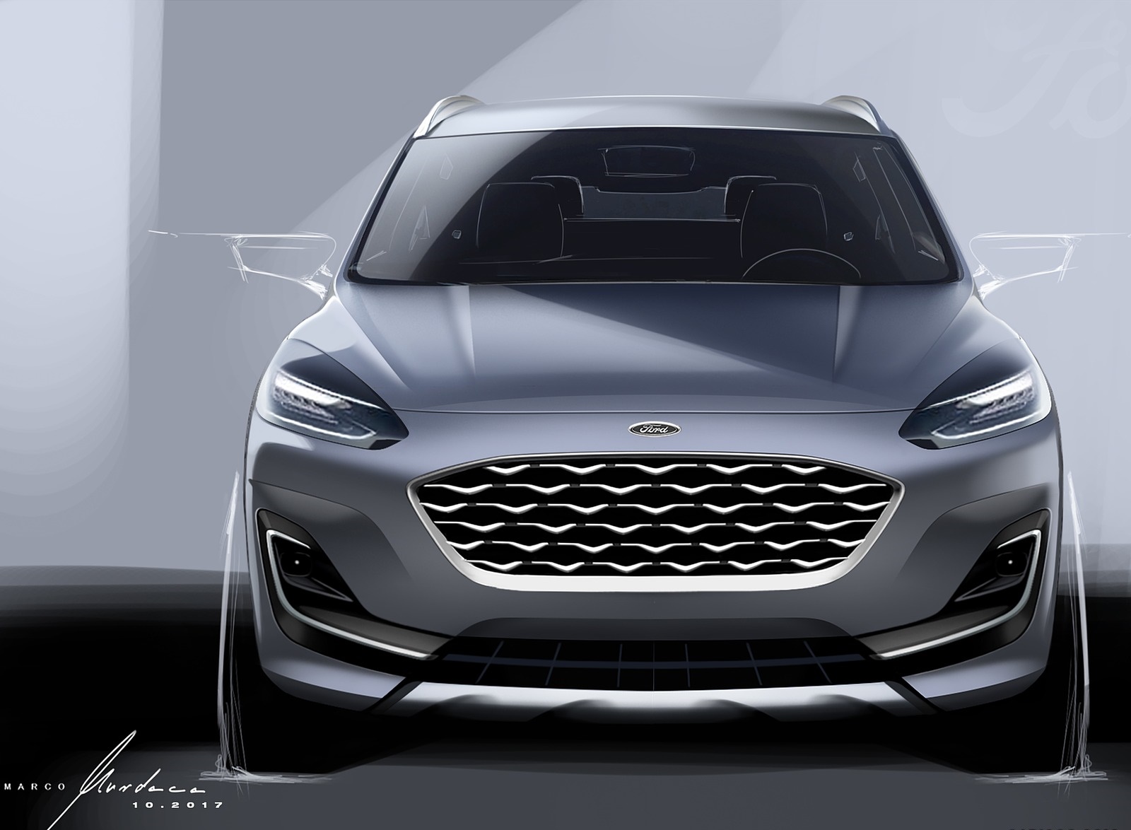 2019 Ford Kuga Design Sketch Wallpapers #24 of 33