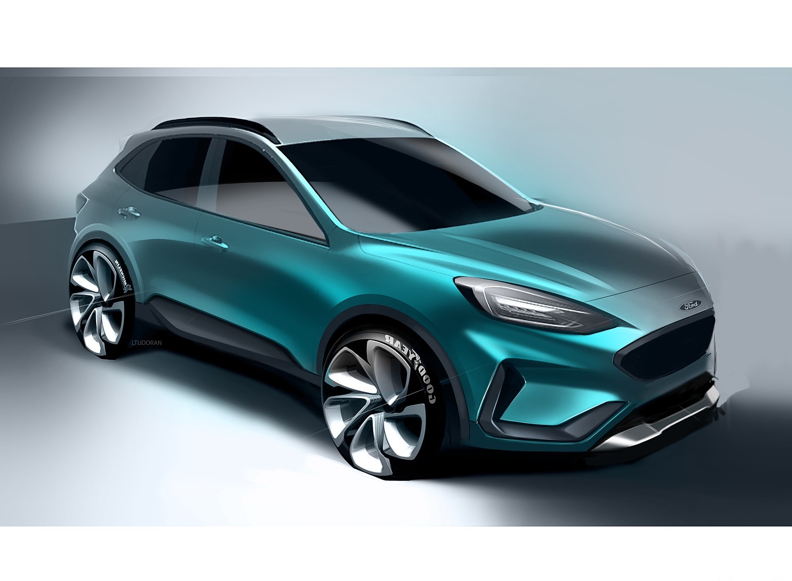 2019 Ford Kuga Design Sketch Wallpapers #23 of 33