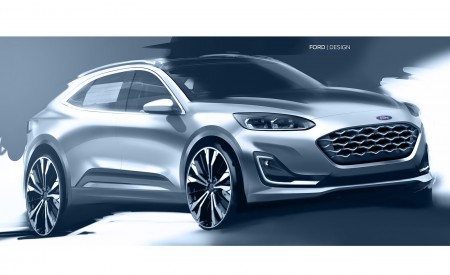 2019 Ford Kuga Design Sketch Wallpapers 450x275 (22)