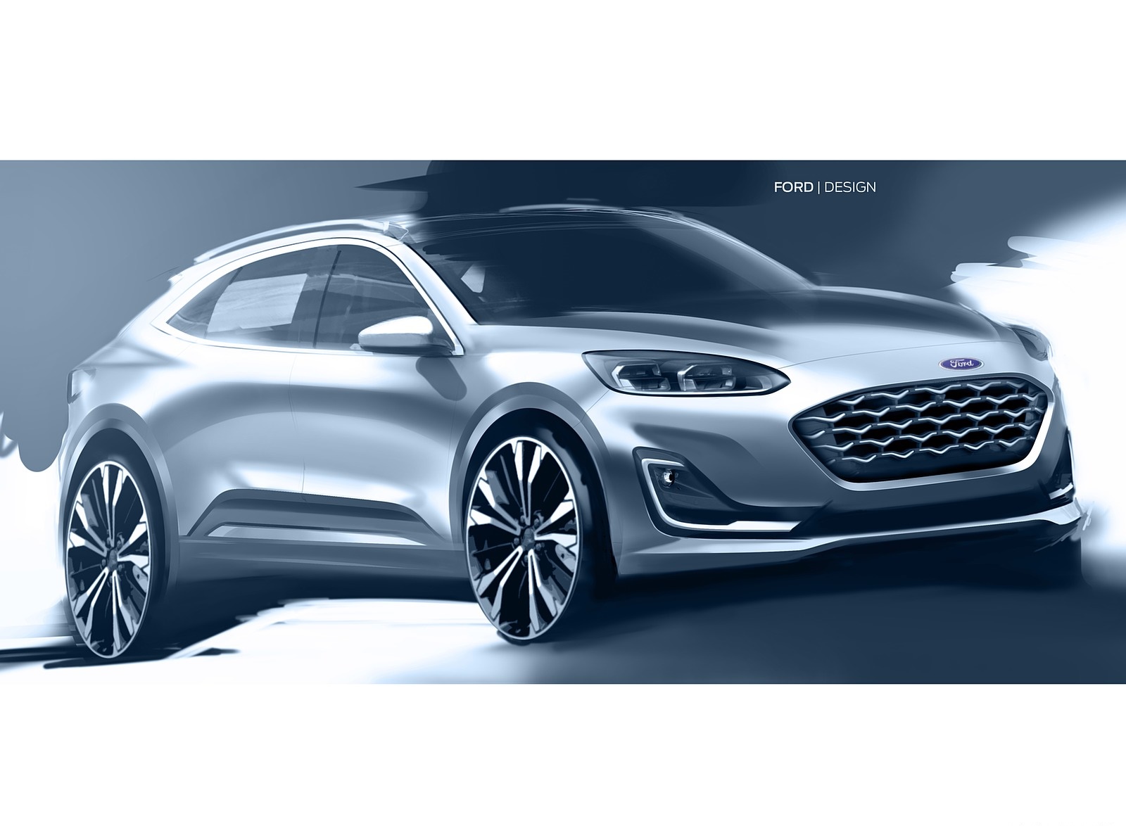 2019 Ford Kuga Design Sketch Wallpapers #22 of 33