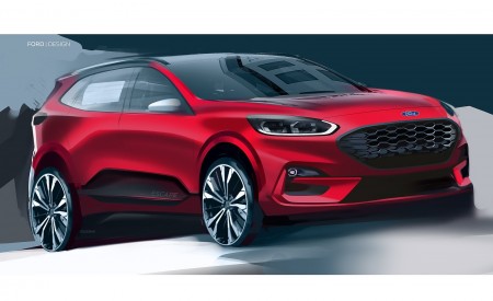 2019 Ford Kuga Design Sketch Wallpapers 450x275 (20)