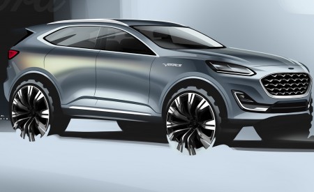 2019 Ford Kuga Design Sketch Wallpapers 450x275 (27)