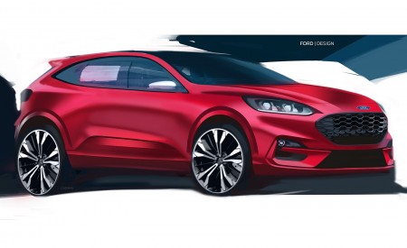 2019 Ford Kuga Design Sketch Wallpapers 450x275 (19)
