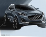 2019 Ford Kuga Design Sketch Wallpapers 150x120