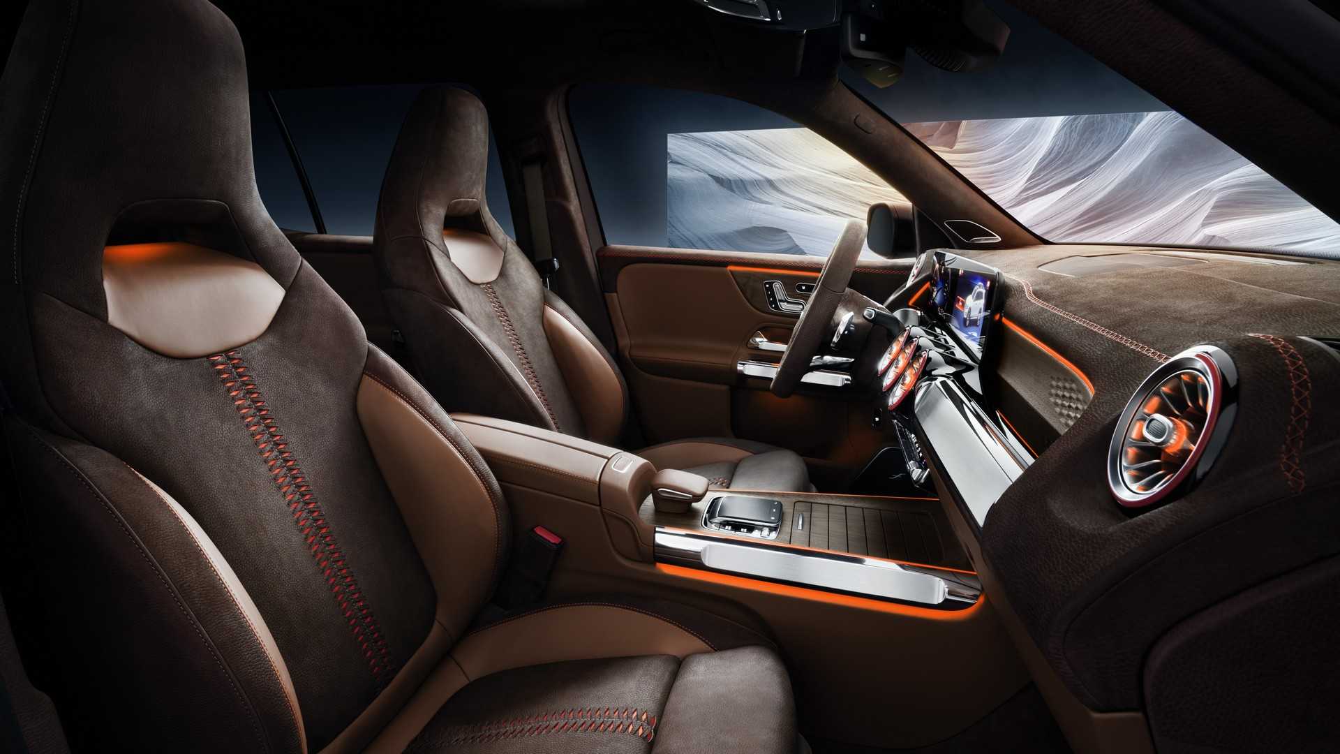 2019 Mercedes-Benz GLB Concept Interior Front Seats Wallpapers #16 of 24