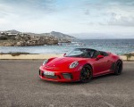 2019 Porsche 911 Speedster (Color: Guards Red) Front Three-Quarter Wallpapers 150x120