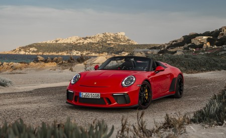 2019 Porsche 911 Speedster (Color: Guards Red) Front Wallpapers 450x275 (13)