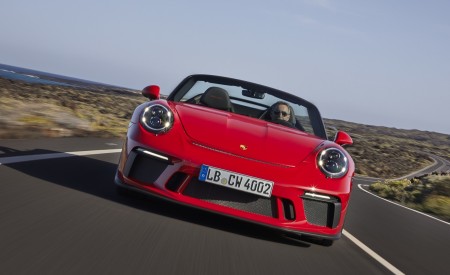 2019 Porsche 911 Speedster (Color: Guards Red) Front Wallpapers 450x275 (4)