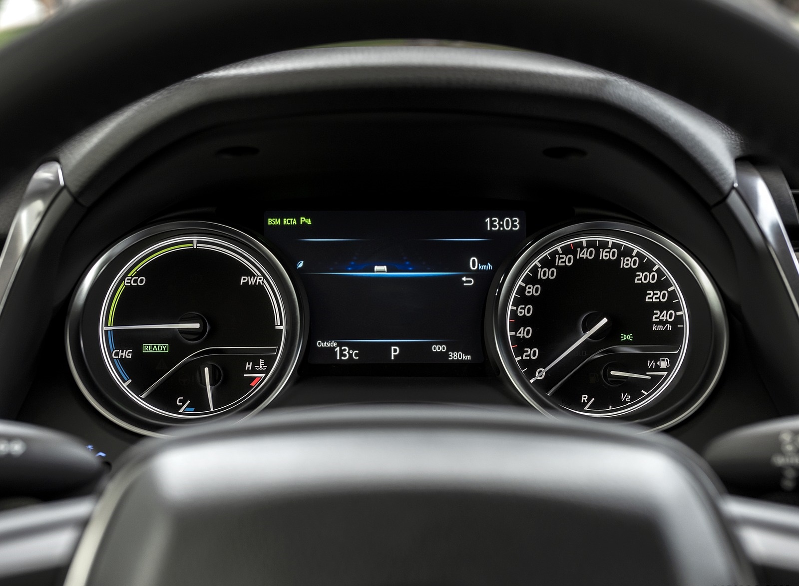 2019 Toyota Camry Hybrid (Euro-Spec) Digital Instrument Cluster Wallpapers #75 of 92