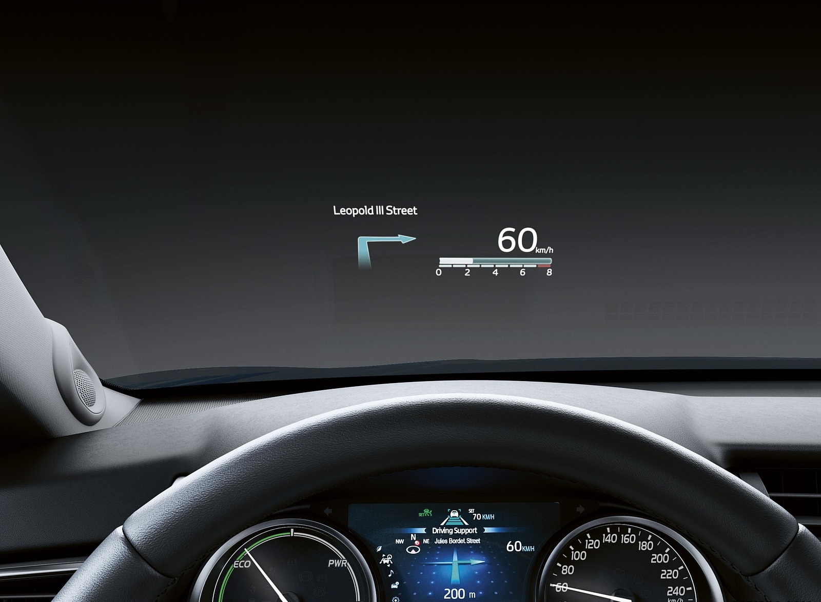 2019 Toyota Camry Hybrid (Euro-Spec) Interior Head-Up Display Wallpapers #85 of 92