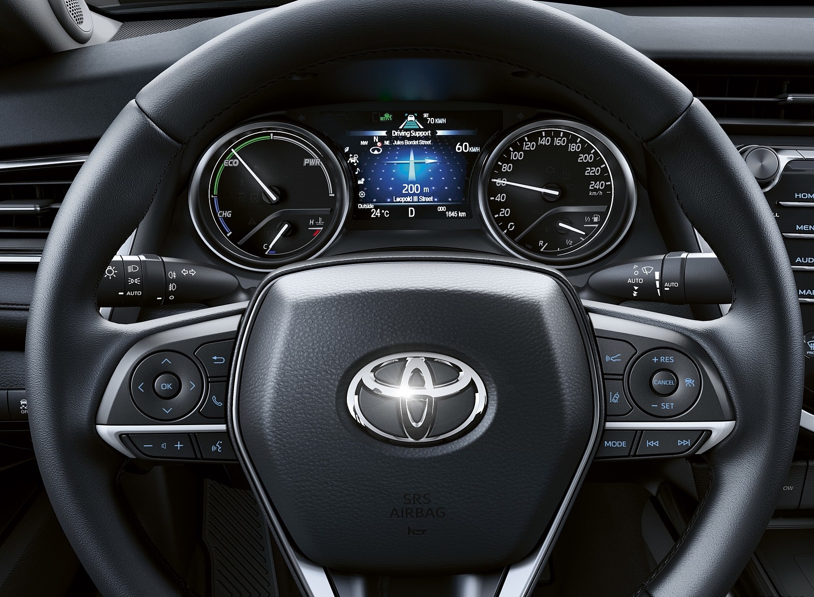 2019 Toyota Camry Hybrid (Euro-Spec) Interior Steering Wheel Wallpapers #83 of 92