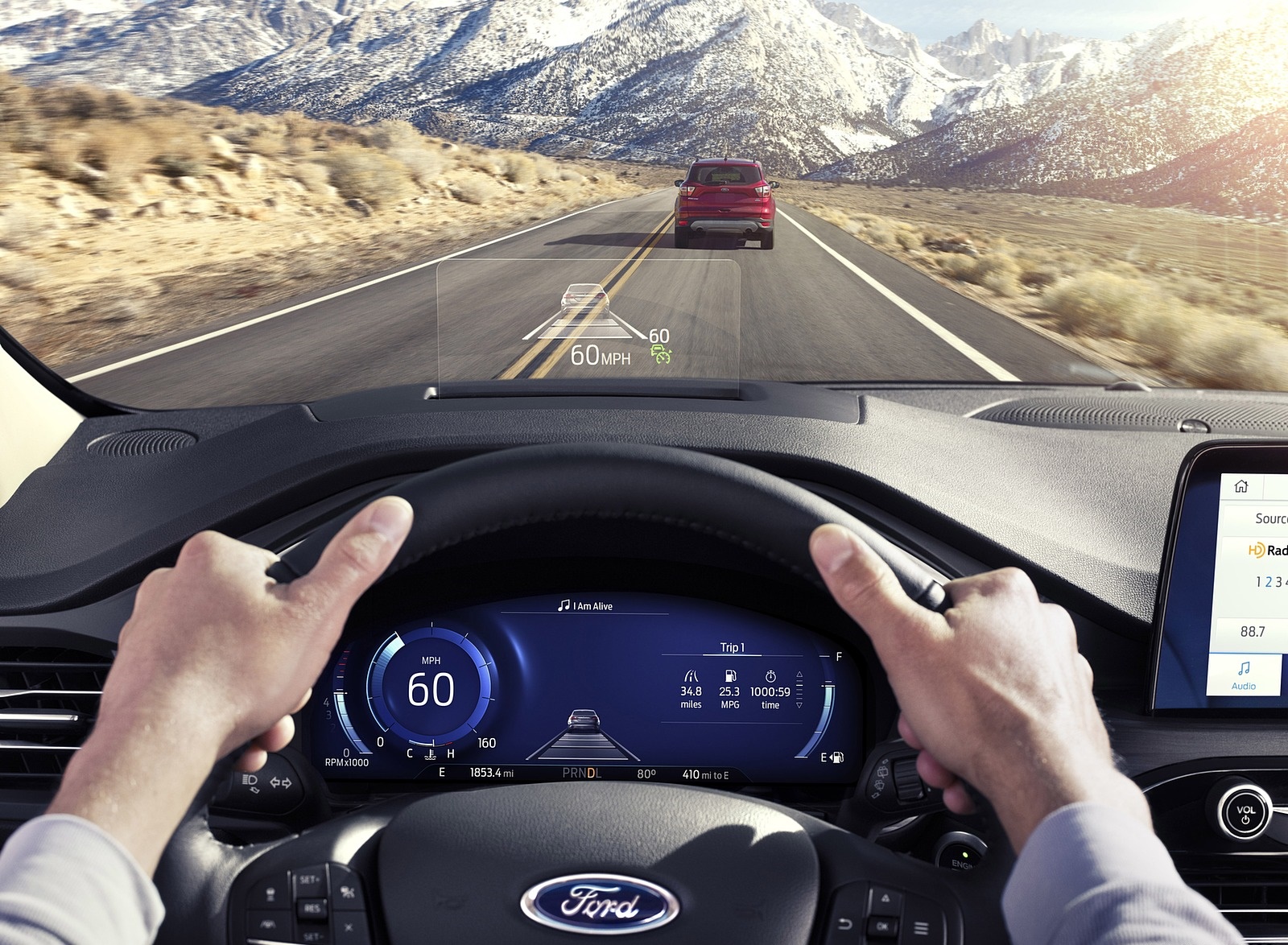 2020 Ford Escape Interior Head-Up Display Wallpapers #18 of 25