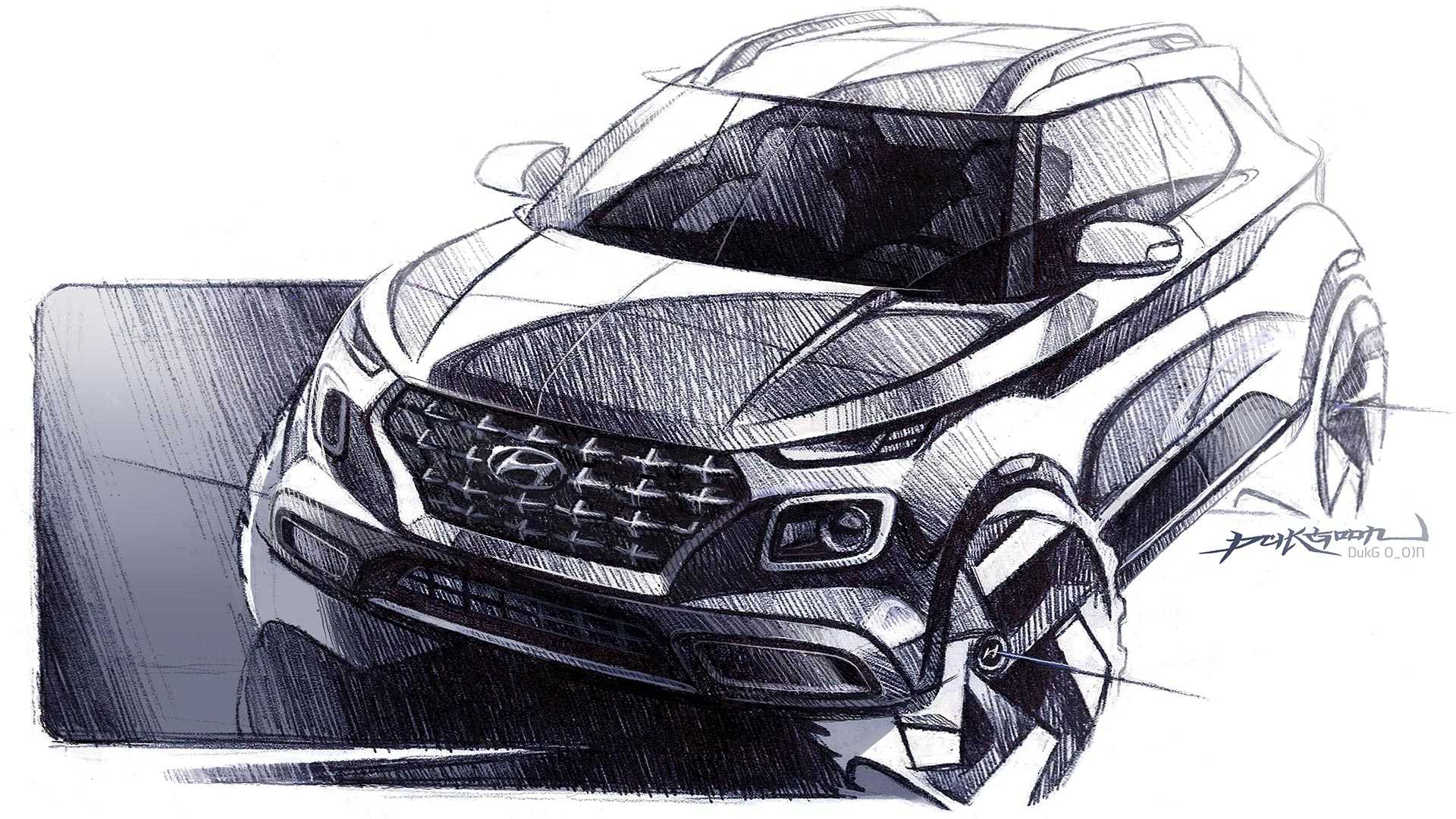 2020 Hyundai Venue Design Sketch Wallpapers #26 of 32