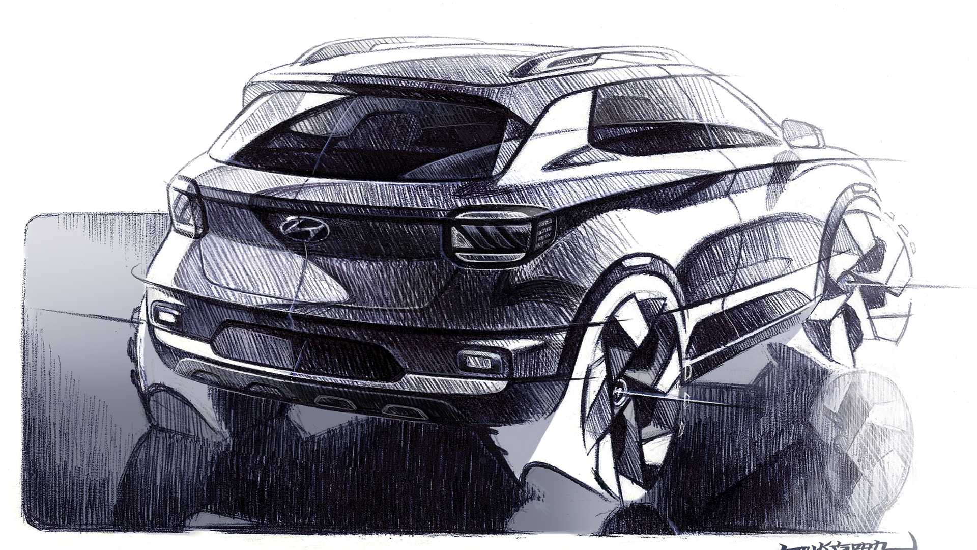 2020 Hyundai Venue Design Sketch Wallpapers #30 of 32