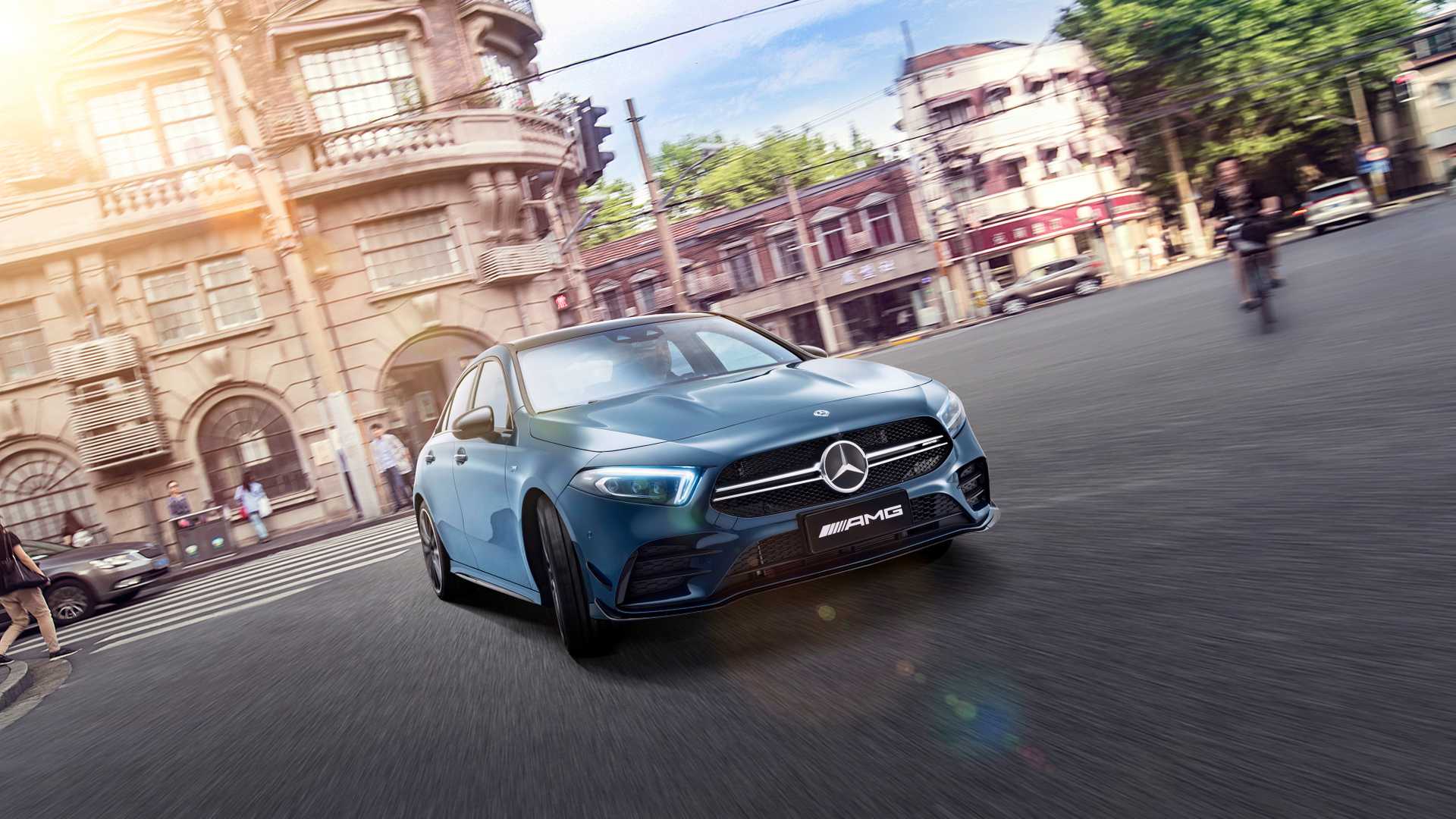 2020 Mercedes-AMG A35 L Sedan 4MATIC Front Three-Quarter Wallpapers (1)