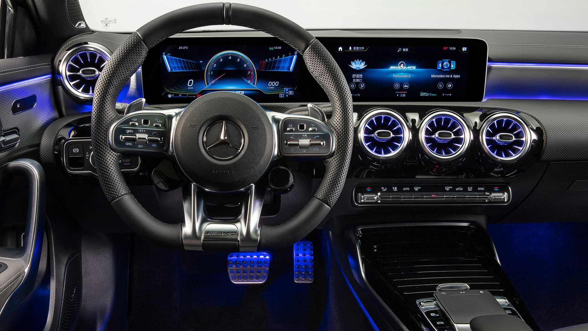 2020 Mercedes-AMG A35 L Sedan 4MATIC Interior Steering Wheel Wallpapers #10 of 13