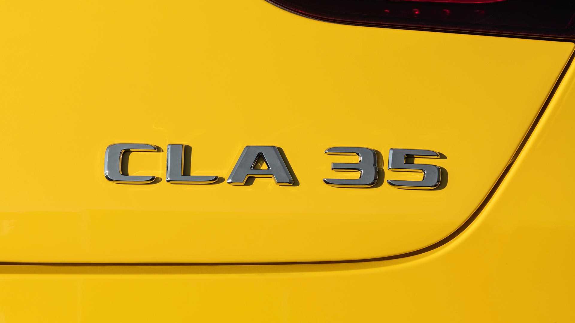 2020 Mercedes-AMG CLA 35 4MATIC (Color: Sun Yellow) Badge Wallpapers #30 of 35