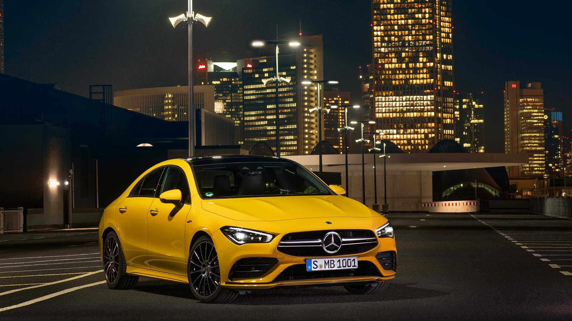 2020 Mercedes-AMG CLA 35 4MATIC (Color: Sun Yellow) Front Three-Quarter Wallpapers #7 of 35