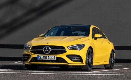 2020 Mercedes-AMG CLA 35 4MATIC (Color: Sun Yellow) Front Wallpapers 450x275 (15)