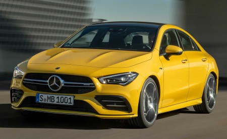 2020 Mercedes-AMG CLA 35 4MATIC (Color: Sun Yellow) Front Wallpapers 450x275 (3)