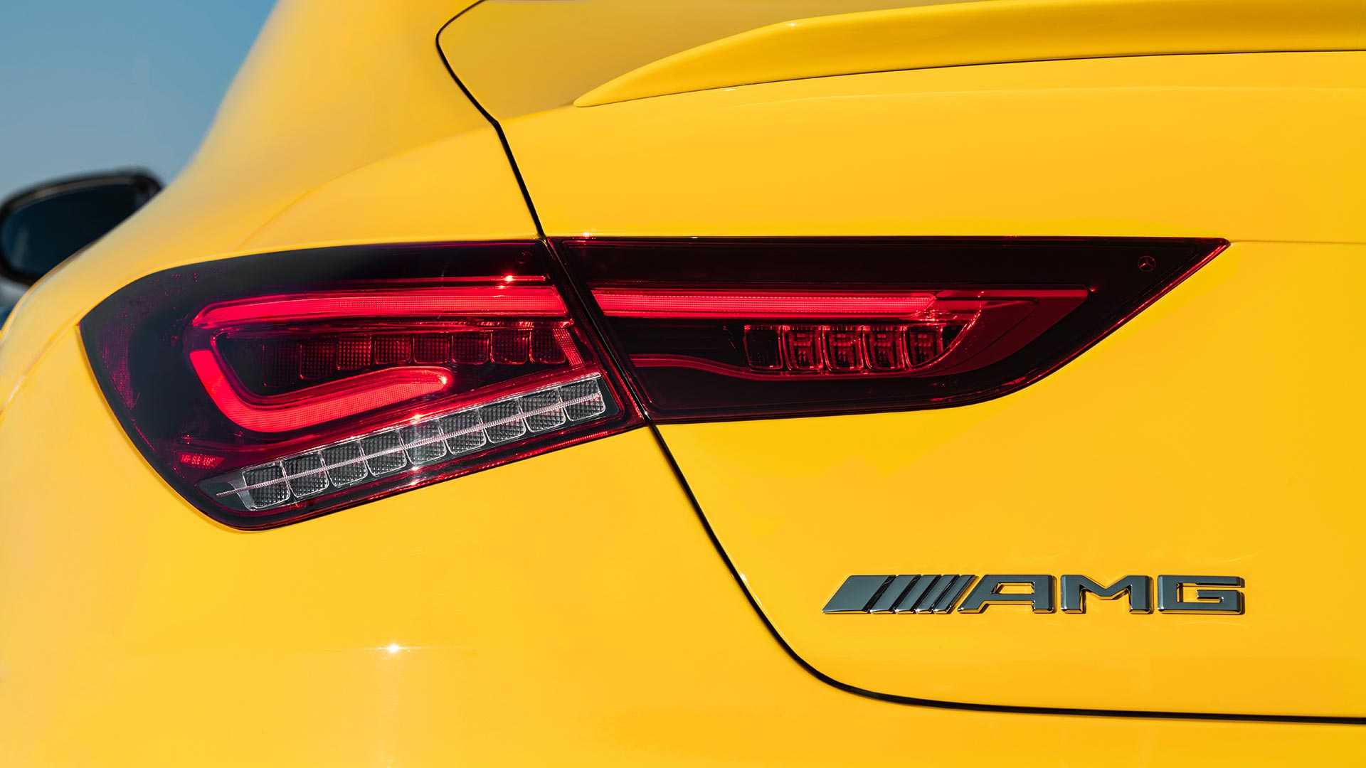 2020 Mercedes-AMG CLA 35 4MATIC (Color: Sun Yellow) Tail Light Wallpapers #23 of 35