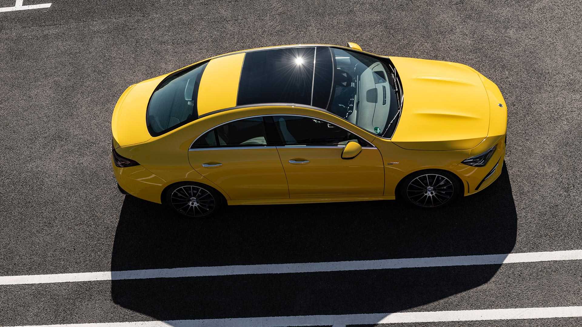 2020 Mercedes-AMG CLA 35 4MATIC (Color: Sun Yellow) Top Wallpapers #20 of 35