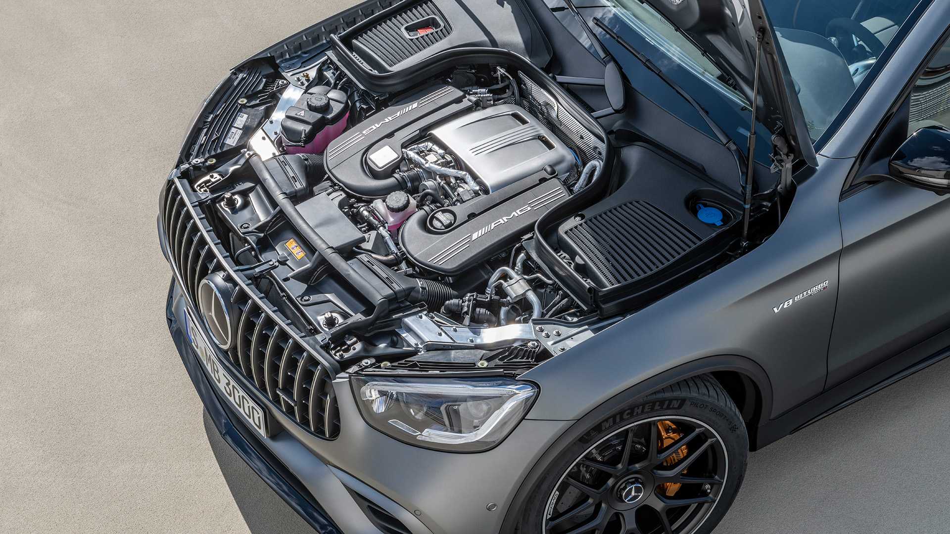 2020 Mercedes-AMG GLC 63 Coupe Engine Wallpapers #86 of 90