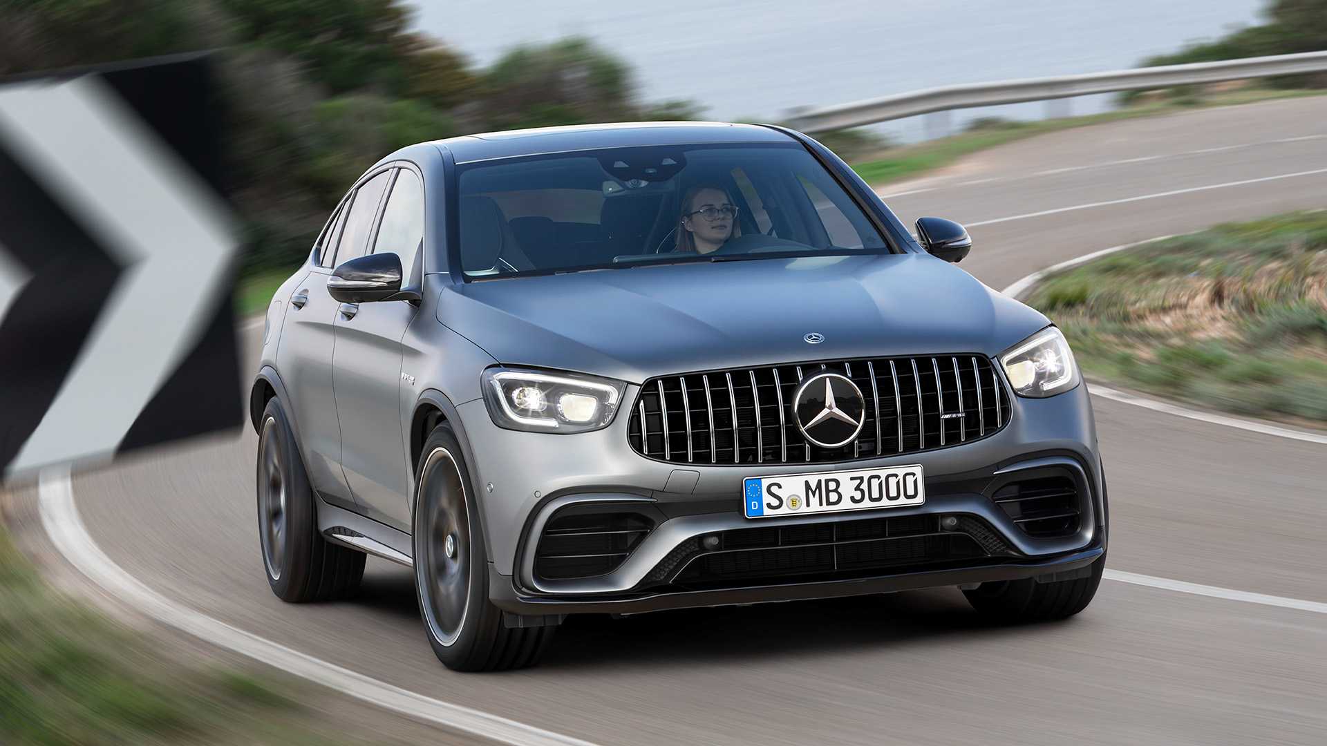 GLC Coupe 2020 серый матовый