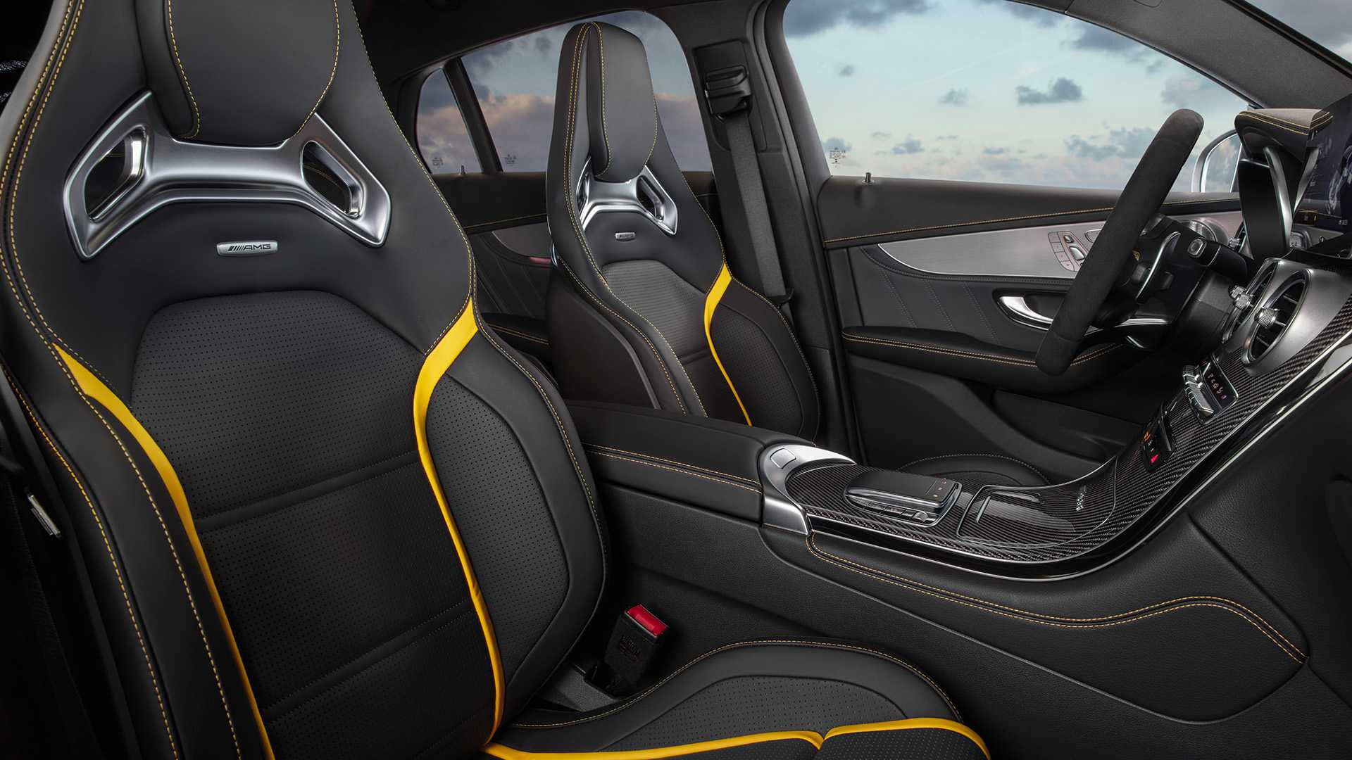 2020 Mercedes-AMG GLC 63 Coupe Interior Seats Wallpapers #87 of 90
