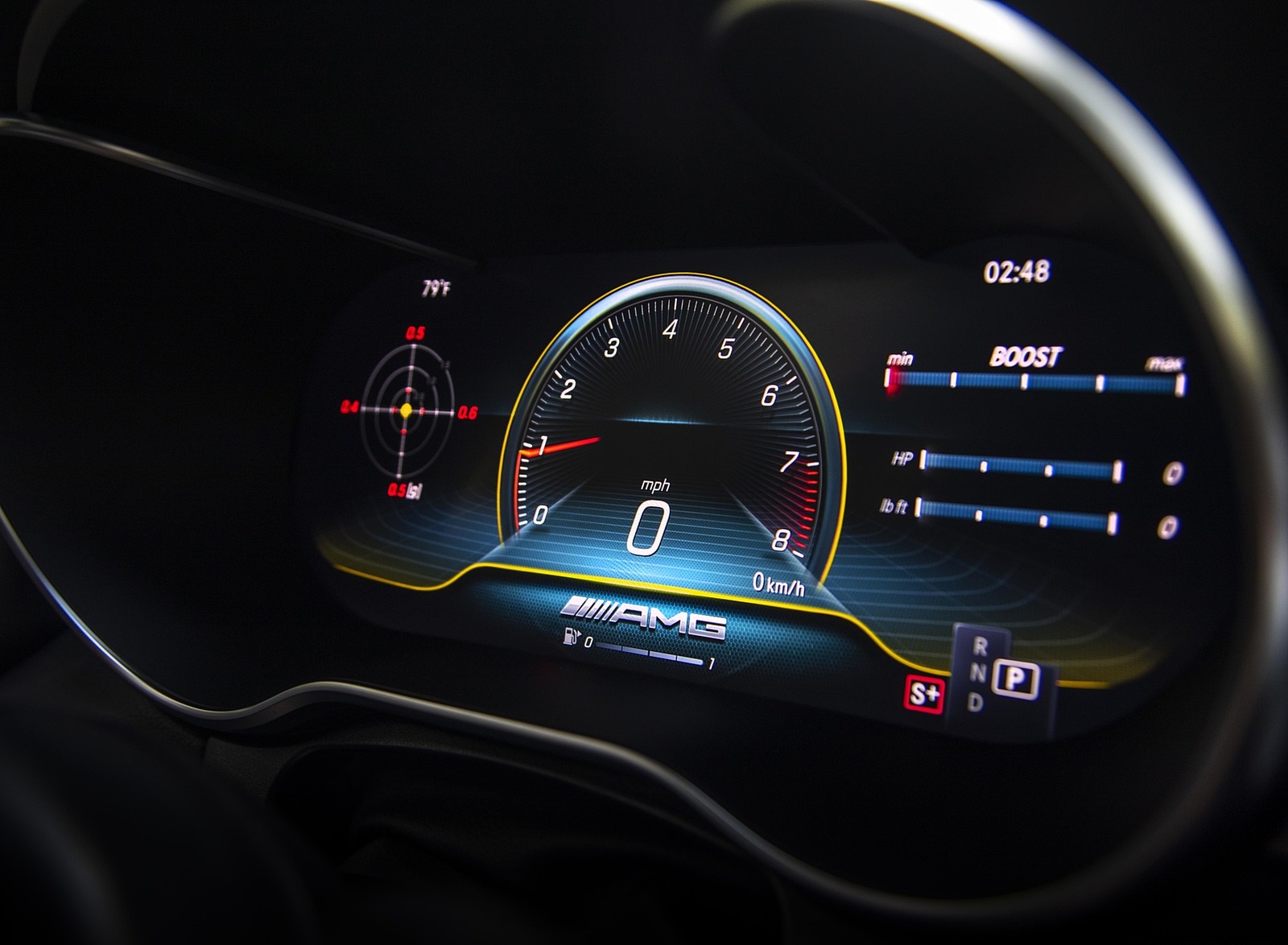 2020 Mercedes-AMG GLC 63 S Coupe (US-Spec) Digital Instrument Cluster Wallpapers #52 of 90