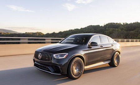 2020 Mercedes-AMG GLC 63 S Coupe (US-Spec) Front Three-Quarter Wallpapers 450x275 (4)