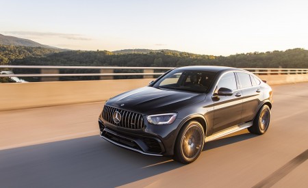 2020 Mercedes-AMG GLC 63 S Coupe (US-Spec) Front Three-Quarter Wallpapers 450x275 (5)