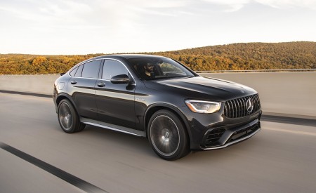 2020 Mercedes-AMG GLC 63 S Coupe (US-Spec) Front Three-Quarter Wallpapers 450x275 (6)