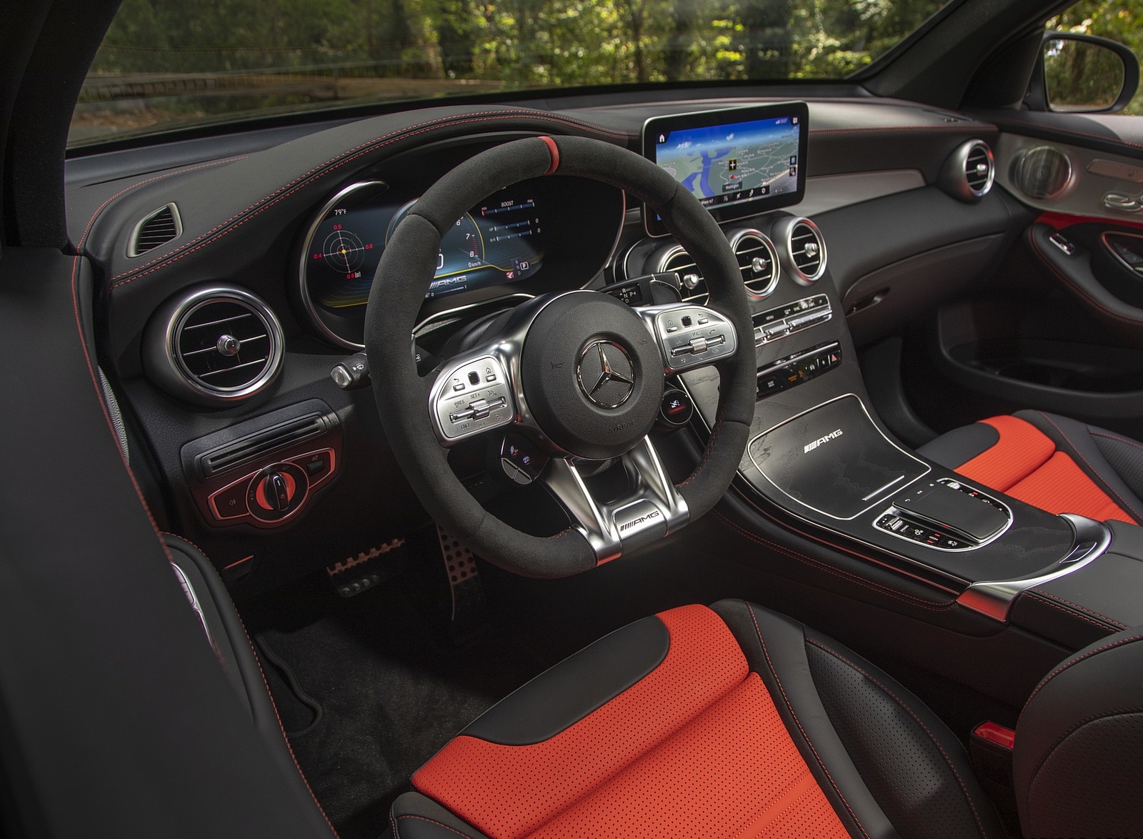 2020 Mercedes-AMG GLC 63 S Coupe (US-Spec) Interior Cockpit Wallpapers #46 of 90