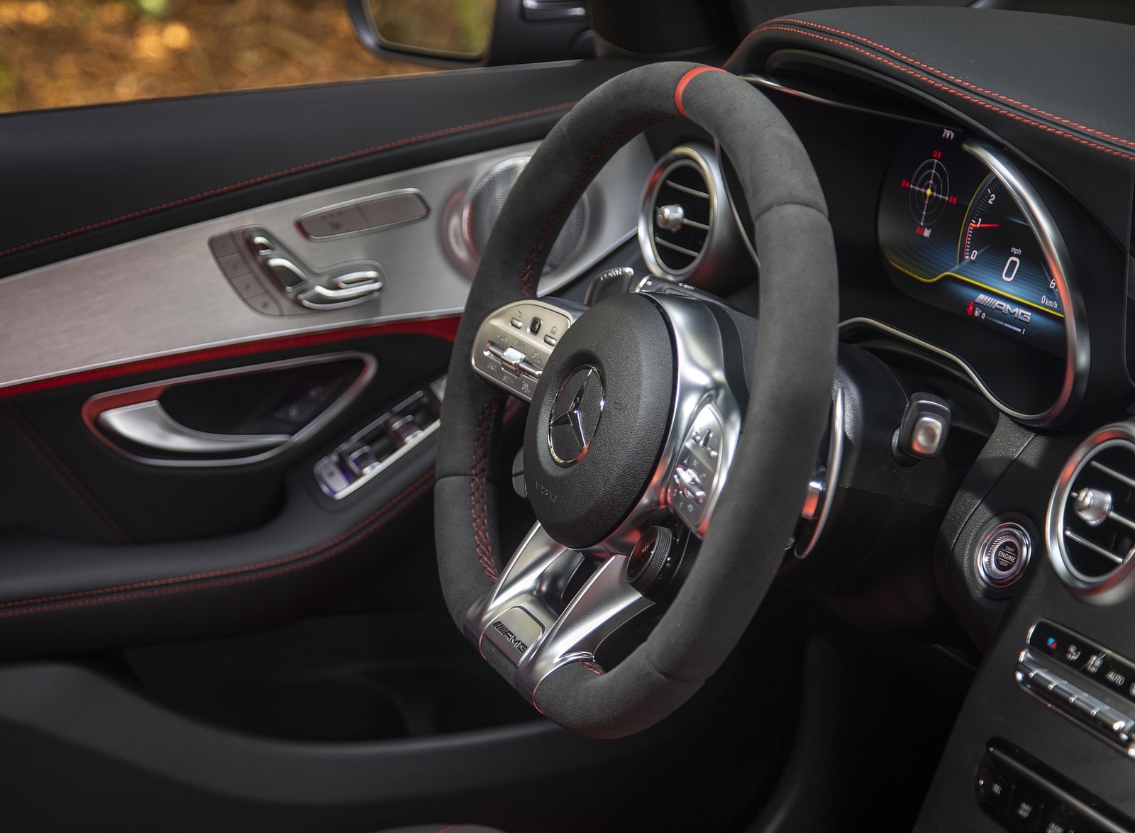 2020 Mercedes-AMG GLC 63 S Coupe (US-Spec) Interior Detail Wallpapers #41 of 90
