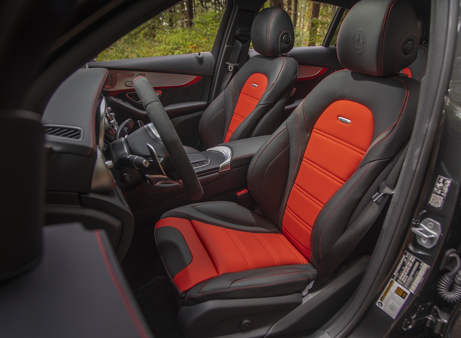 2020 Mercedes-AMG GLC 63 S Coupe (US-Spec) Interior Front Seats Wallpapers #57 of 90
