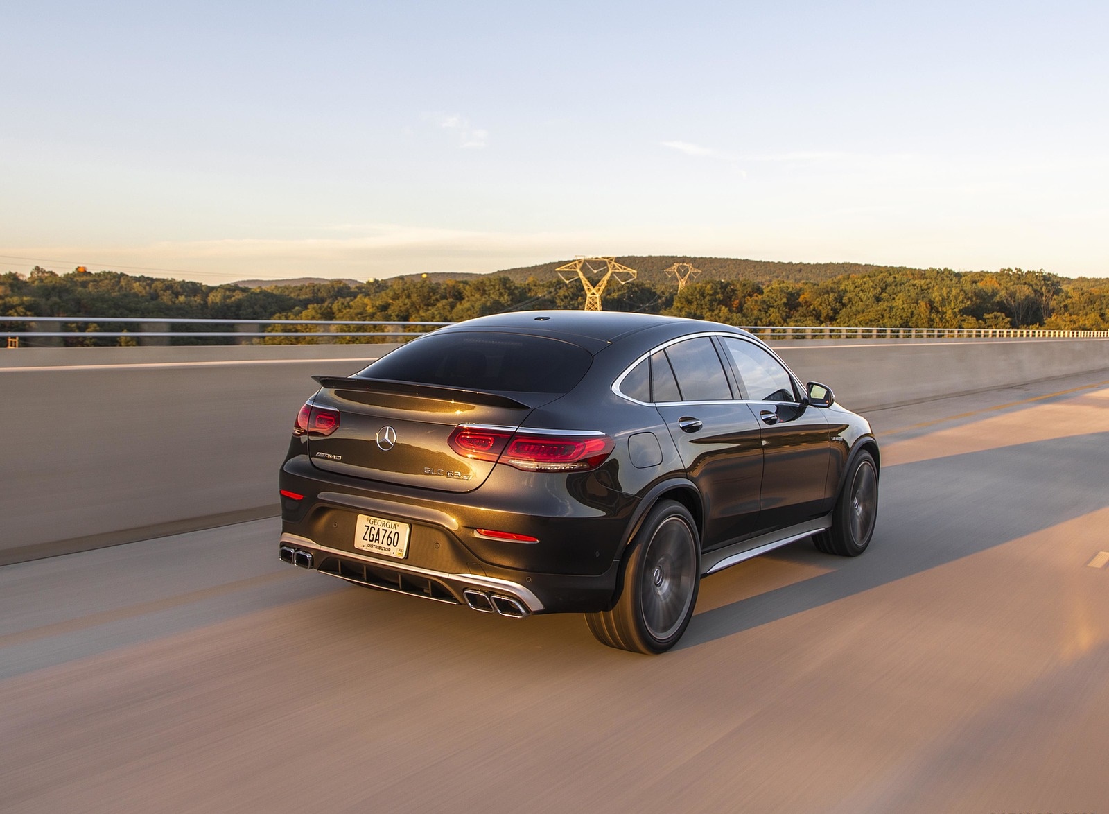 2020 Mercedes-AMG GLC 63 S Coupe (US-Spec) Rear Three-Quarter Wallpapers (10)