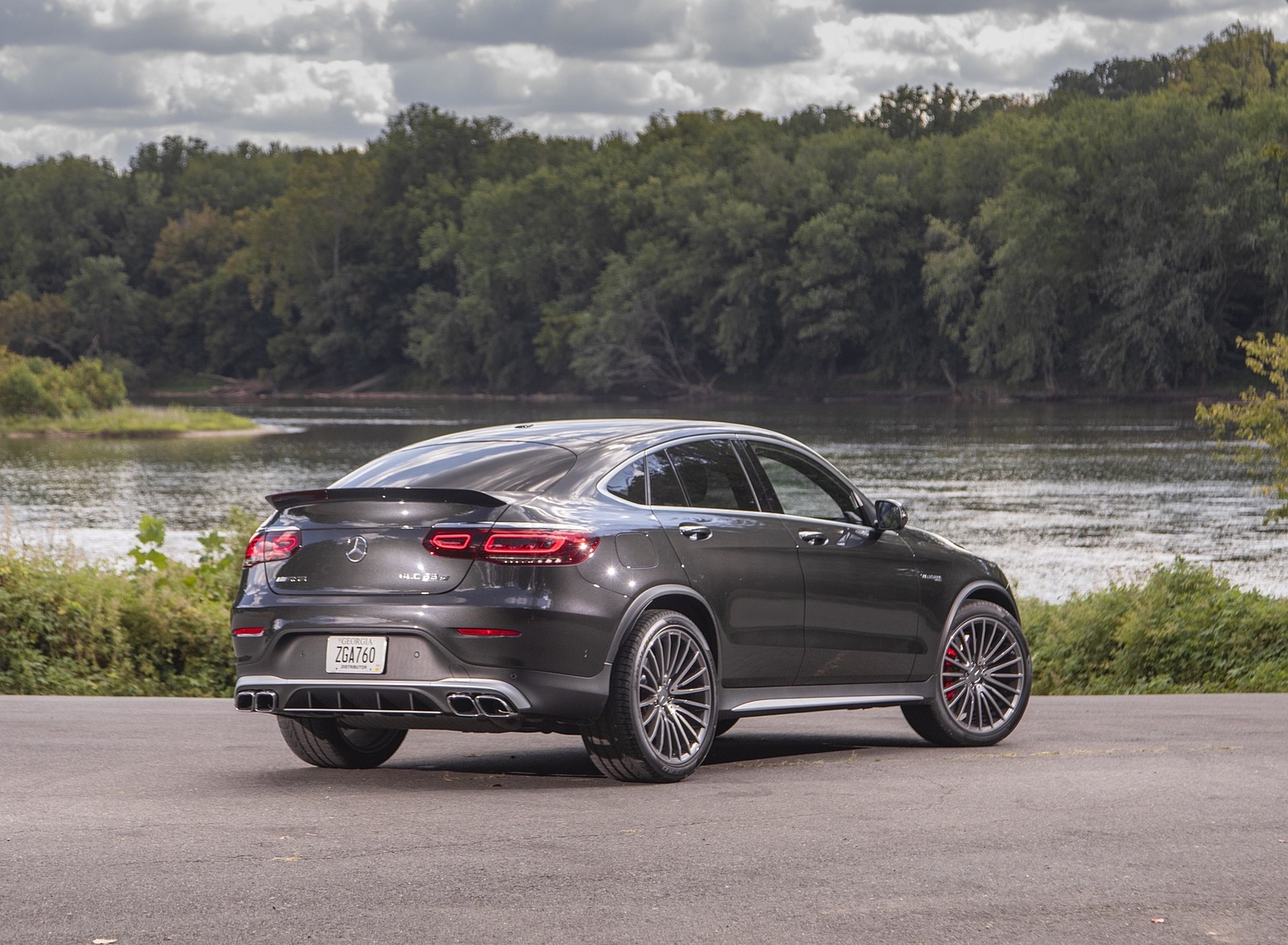 2020 Mercedes-AMG GLC 63 S Coupe (US-Spec) Rear Three-Quarter Wallpapers #26 of 90
