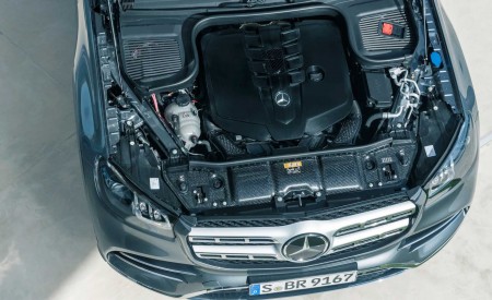 2020 Mercedes-Benz GLS AMG Line (Color: Designo Selenite Grey Metallic) Engine Wallpapers 450x275 (34)