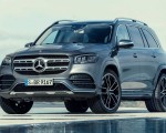 2020 Mercedes-Benz GLS AMG Line (Color: Designo Selenite Grey Metallic) Front Three-Quarter Wallpapers 150x120