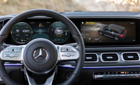 2020 Mercedes-Benz GLS AMG Line (Color: Designo Selenite Grey Metallic) Interior Steering Wheel Wallpapers 450x275 (35)
