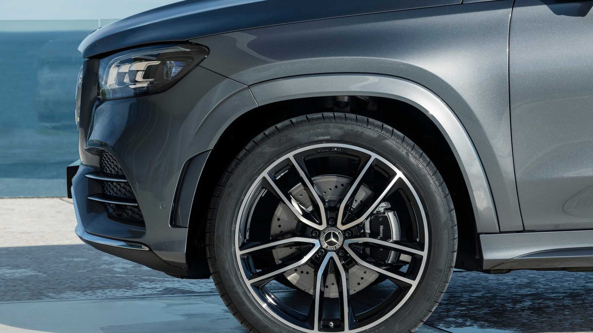 2020 Mercedes-Benz GLS AMG Line (Color: Designo Selenite Grey Metallic) Wheel Wallpapers #31 of 95